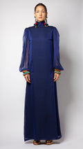 Silk Tunic Blouson Dress