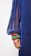 Silk Tunic Blouson Dress